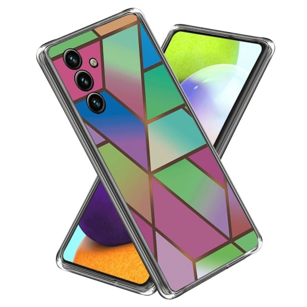 Marble Samsung Galaxy A34 5G Suojakotelo - Rose / Green And Blue Gradients Multicolor