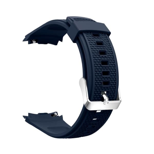 Huawei Watch 2 Pro klockarmband silikon smartklocka texturerad mjuk miljövänlig - Mörkblå Blå