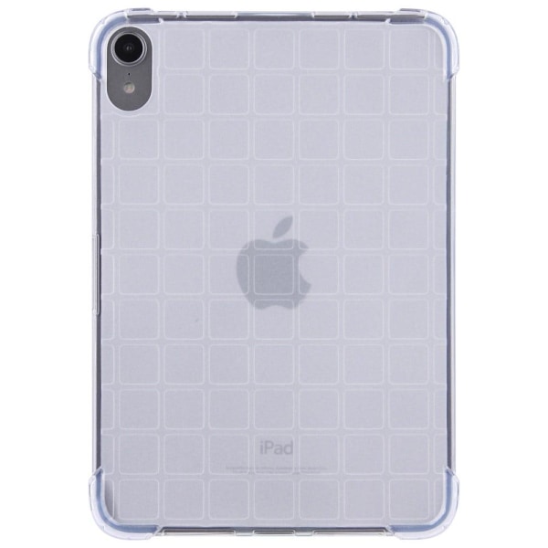 iPad 10.9 (2022) Gradient Color Soft Flexible Tablet Case Thickened Four Corners Drop Resistant Protective Cover - Matte White White