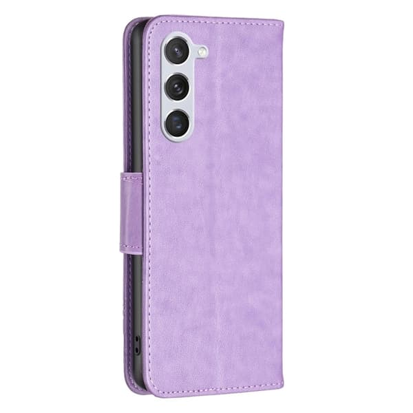 Sommerfugl Samsung Galaxy S23 Flip Etui - Lilla Purple