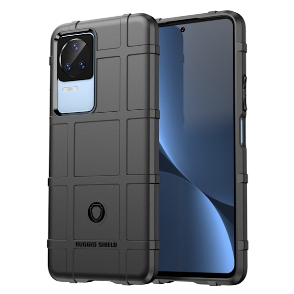Rugged Shield Xiaomi Redmi K50 / Xiaomi Redmi K50 Pro kotelot - Musta Black