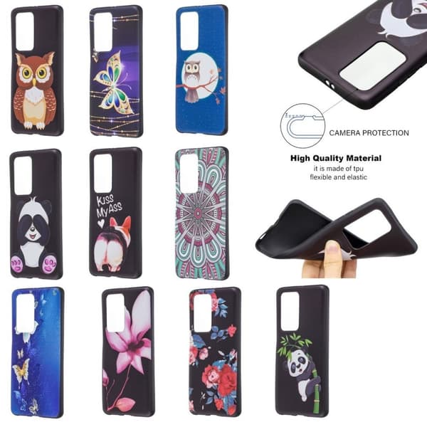 Imagine Huawei P40 Pro kuoret - Panda Kuvio Black