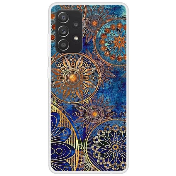 Deco Samsung Galaxy A53 5G deksel - Blendende Blomst Gold