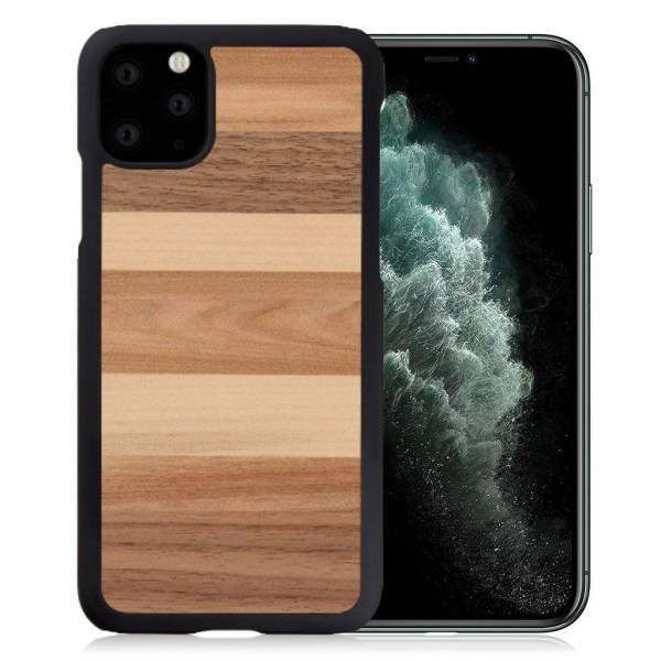 Man&Wood premium etui til iPhone 11 Pro Max - Sabbia Brown