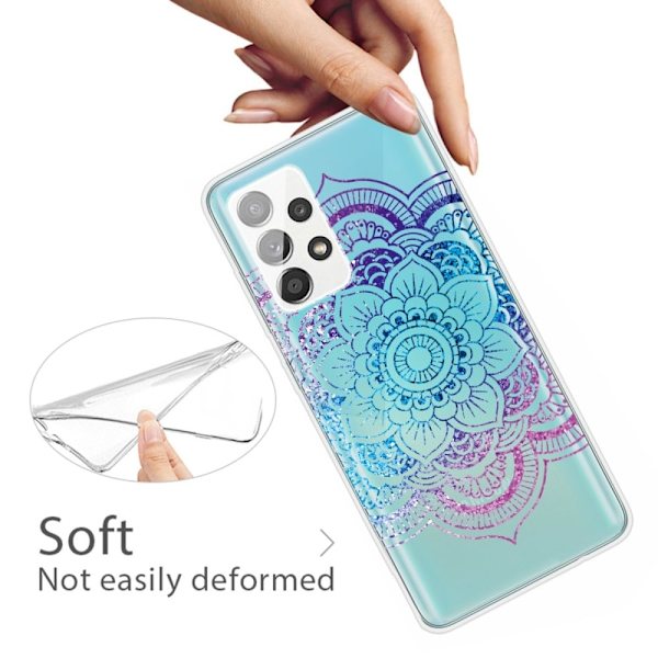 Deco Samsung Galaxy A73 Etui - Blomst Mandala Multicolor