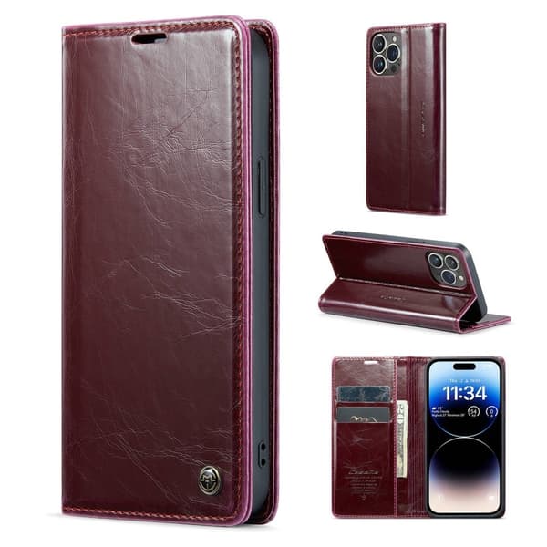 CaseMe lent iPhone 14 Pro Max fodral - Röd Röd