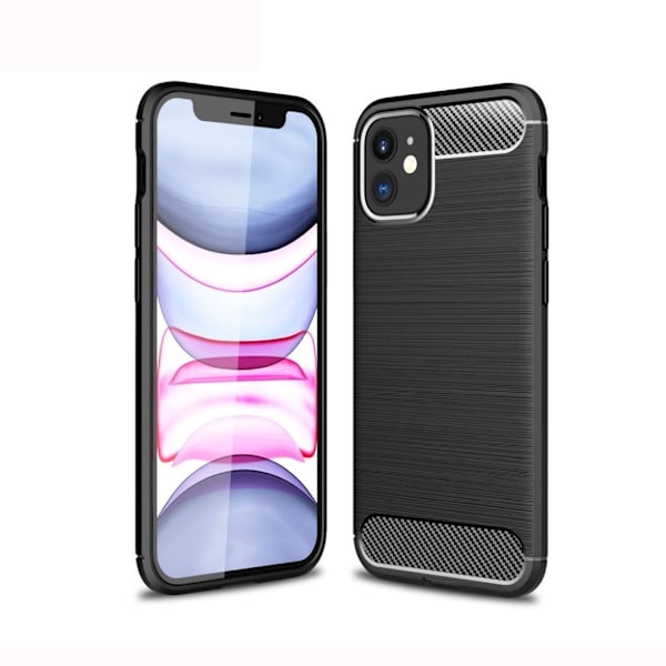 Carbon Flex iPhone 12 Mini skal - Svart Svart