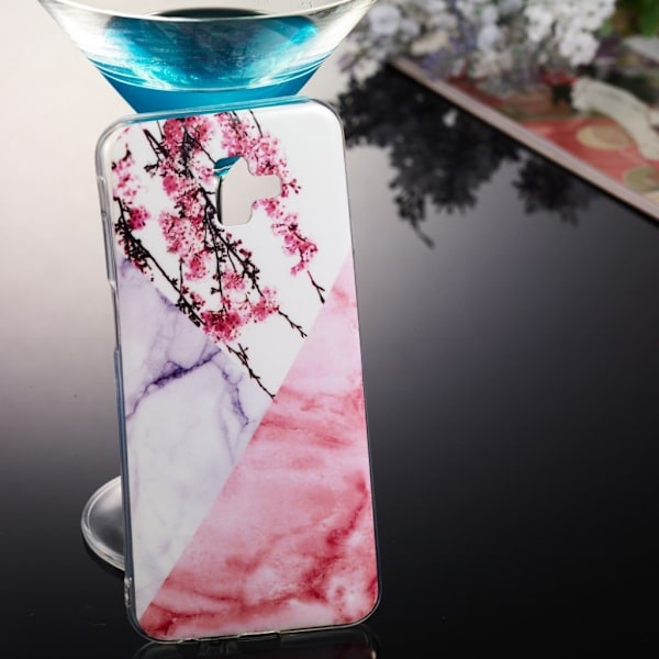 Marmormotiv Samsung Galaxy J6 Plus (2018) skal - Stil J multifärg