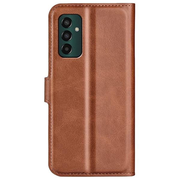 Lompakko Nahkakotelo For Samsung Galaxy M13 4g - Vaalean Ruskea Brown