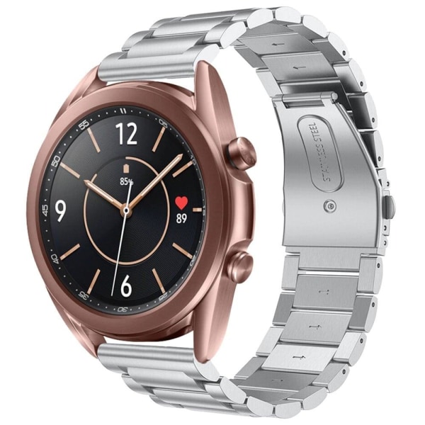 Huawei Watch GT 2 42mm / Watch 2 klockarmband i rostfritt stål - Silver Silvergrå