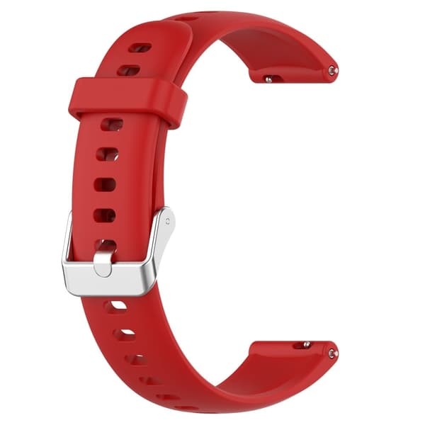 16 mm klokkerem i silikon for Huawei og Casio-klokker - Rød Red