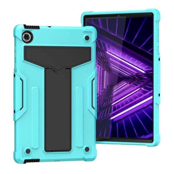 Lenovo Tab M10 FHD Plus silicone case - Baby Blue / Black Blue