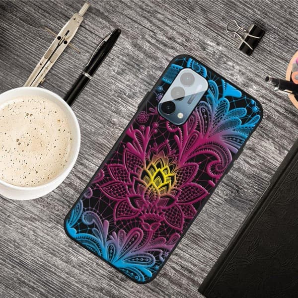 Imagine OnePlus Nord N200 5G deksel - Henna-Lotus Multicolor