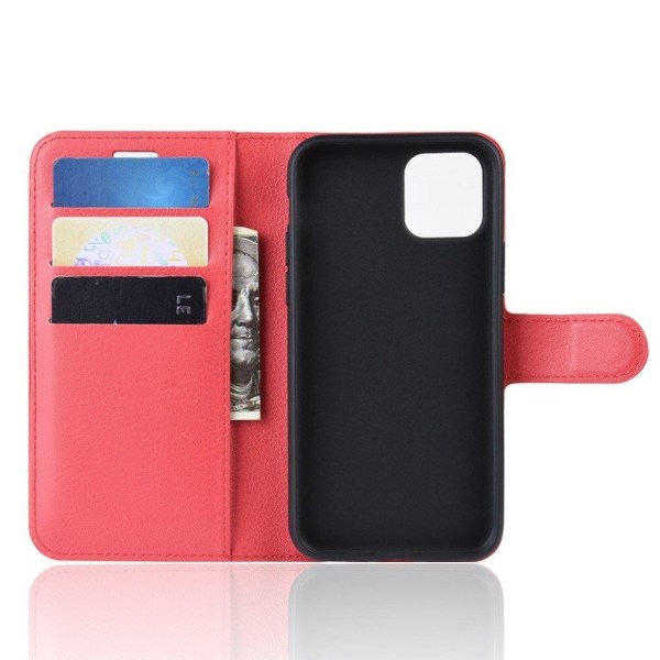 Klassisk iPhone 11 Pro flip etui - Rød Red