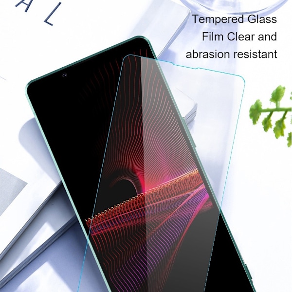 AMORUS skærmbeskytter af hærdet glas med buet kant til Sony Xperia 10 III / 10 III Lite Transparent