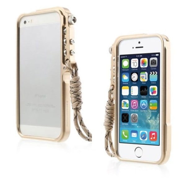 Premium (Samppanja) iPhone 6 Metallinen Bumper Beige