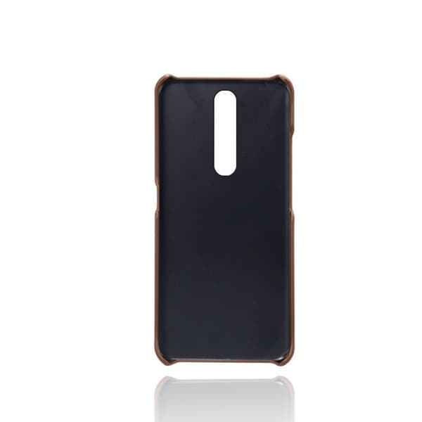 Nokia 2.4 skal med korthållare - Brun Brun