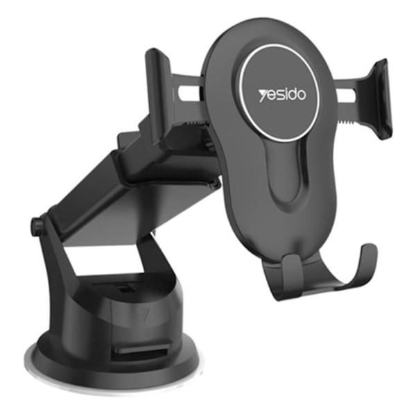 YESIDO C44 Universalholder til instrumentbræt Black