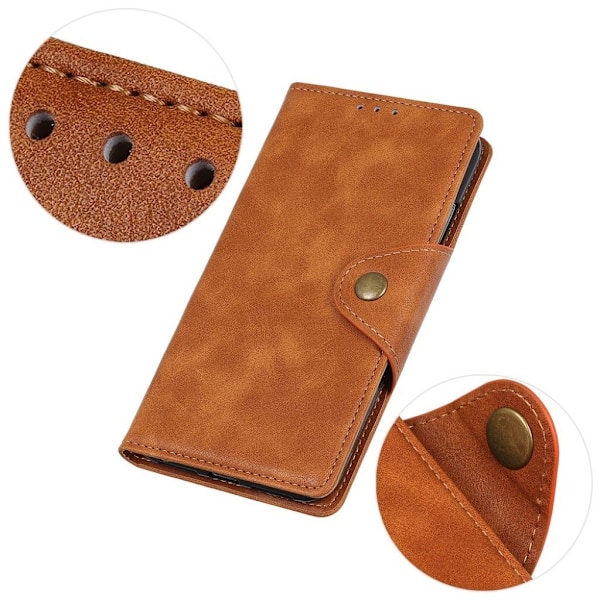 Alpha Sony Xperia L4 flip etui - Brun Brown