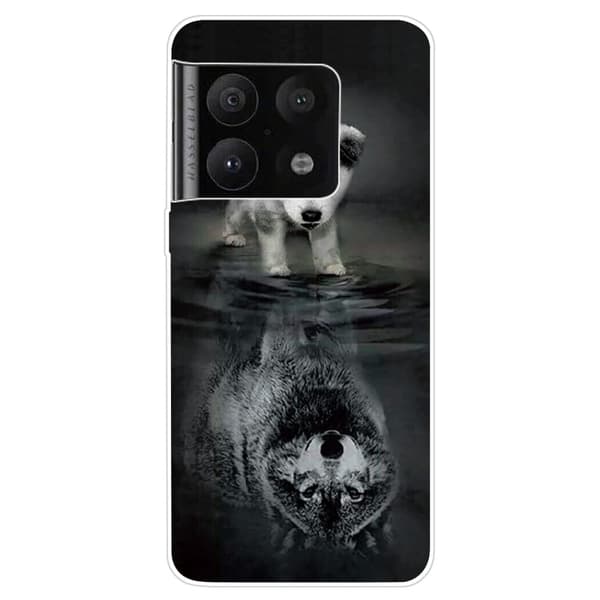 Deco OnePlus 10 Pro skal - Hund Och Varg Svart