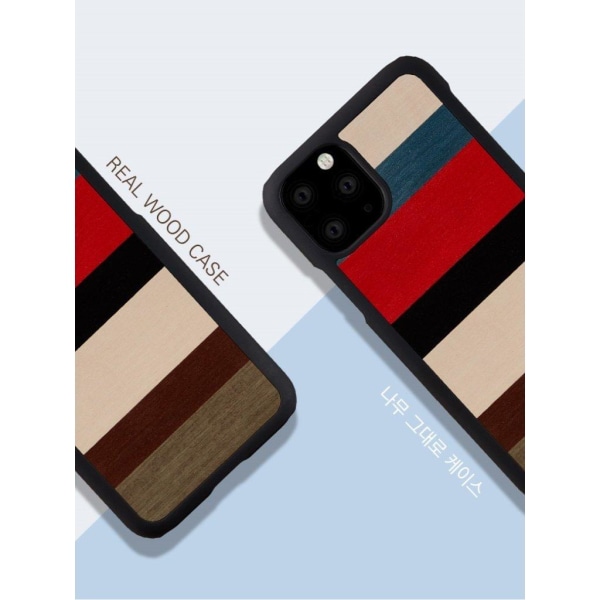 Man&Wood premium etui til iPhone 11 Pro - Koralina Multicolor