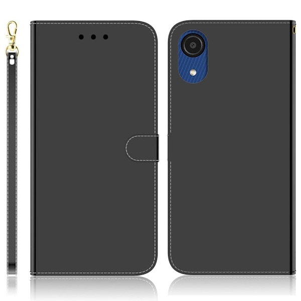 Mirror Samsung Galaxy A03 Core Flippetui - Svart Black
