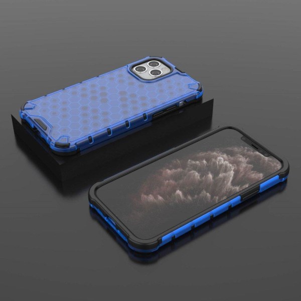 Bofink Honeycomb iPhone 12 / 12 Pro kuoret - Sininen Blue