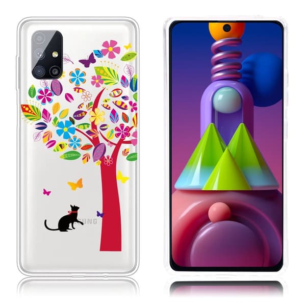 Deco Samsung Galaxy M51 kotelot - Värikäs Puu Multicolor