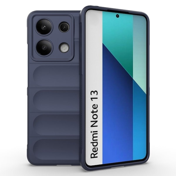 Blødt grebsformet Xiaomi Redmi Note 13 cover - Mørkeblå Blue