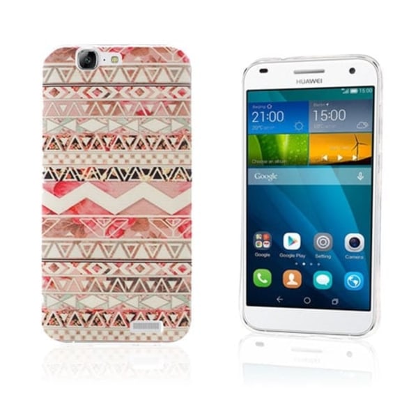 Westergaard Huawei AAscend G7 Cover - Tribal Triangler Multicolor