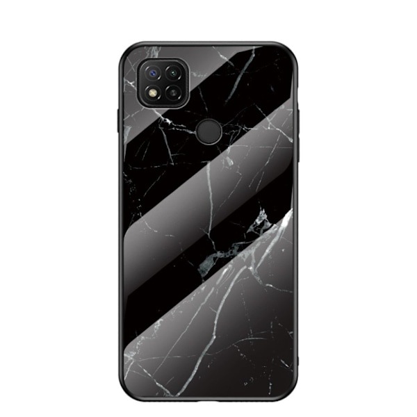 Fantasy Marble Xiaomi Redmi 9C Cover - Sort marmor Black