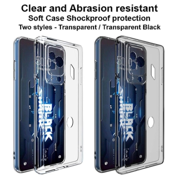 Imak UX-5 Cover til Xiaomi Black Shark 5 Pro - Transparent Transparent