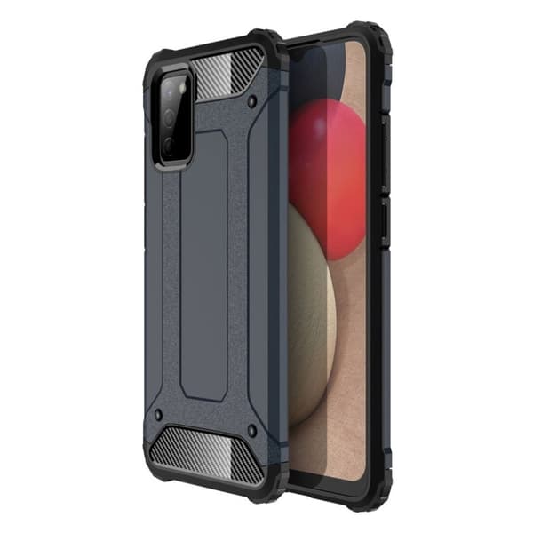 Suoja Samsung Galaxy A02s kotelot - Tummansininen Blue