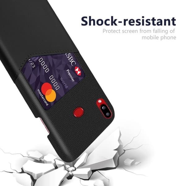 Bofink Samsung Galaxy A10s Card Kuoret - Musta Black