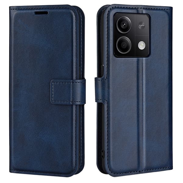 Lompakko Nahkakotelo For Xiaomi Redmi Note 13 5G  - Sininen Blue