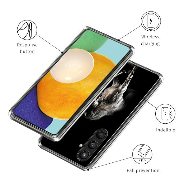 Deco Samsung Galaxy S24 deksel - Hest Black