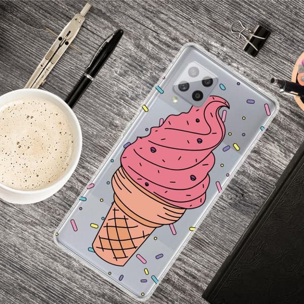 Deco Samsung Galaxy M62 / F62 Etui - Ice Cream Pink