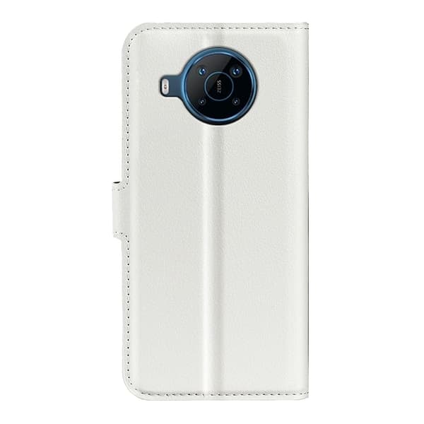 Classic Motorola Moto E30 flip kuoret - Valkoinen White