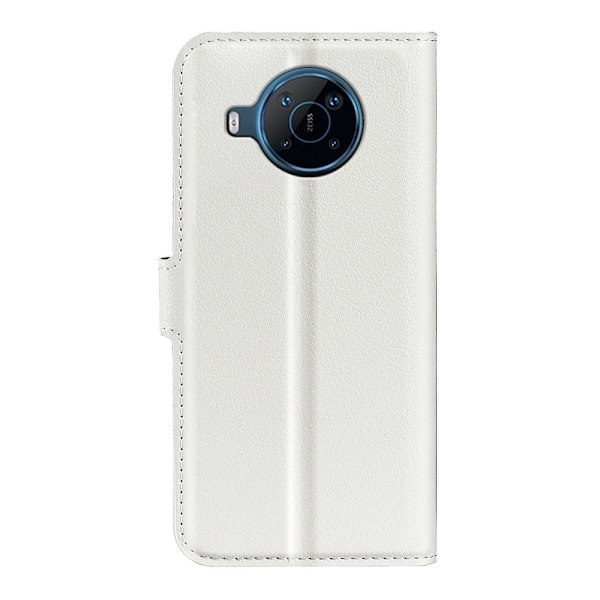 Klassisk Motorola Moto E30 flip etui - Hvid White