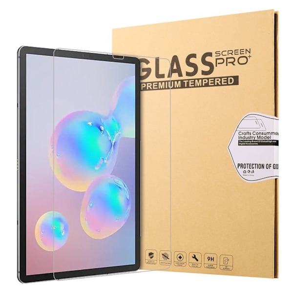 Samsung Galaxy Tab S6 9H arc edge tempered glass screen protector Transparent