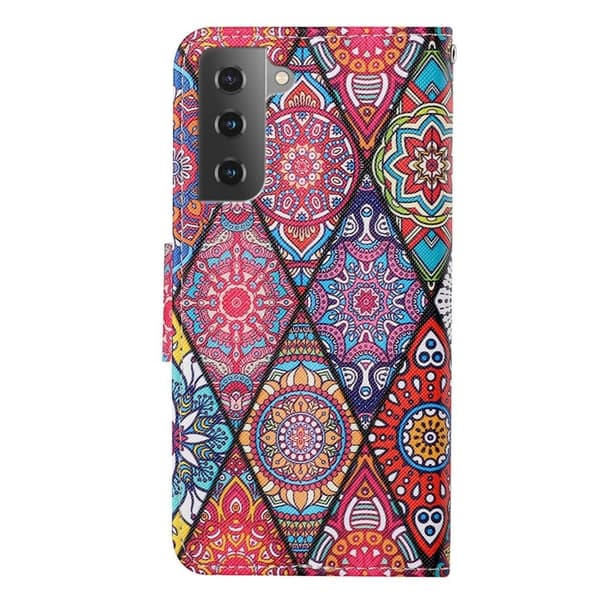 Wonderland Samsung Galaxy S23 Flippetui - Rhombus / Totem Multicolor