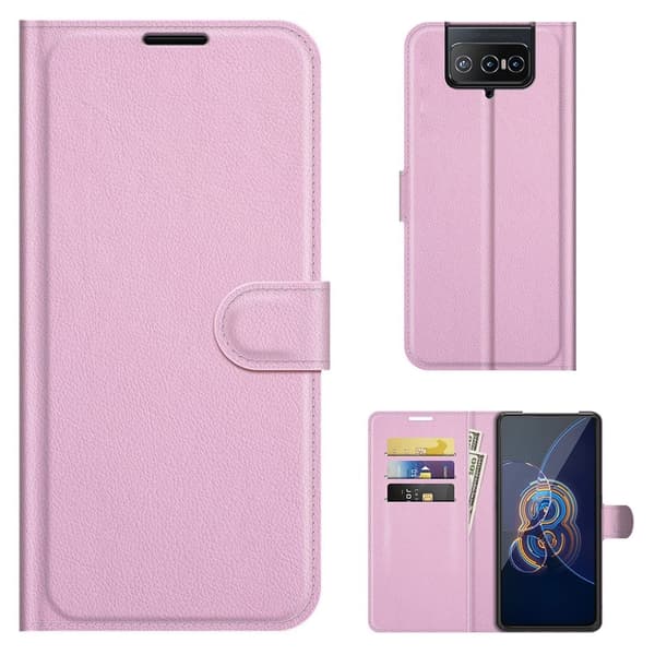 Classic Asus Zenfone 8 Flip flip etui - Rosa Pink