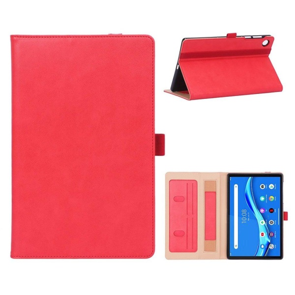 Lenovo Tab M10 FHD Plus business leather flip case - Red Red