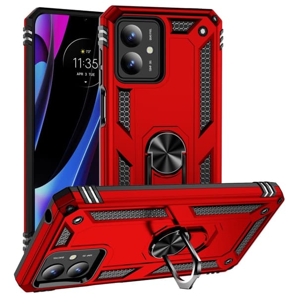 Bofink Combat Motorola Moto G14 mobilskal - Röd Röd