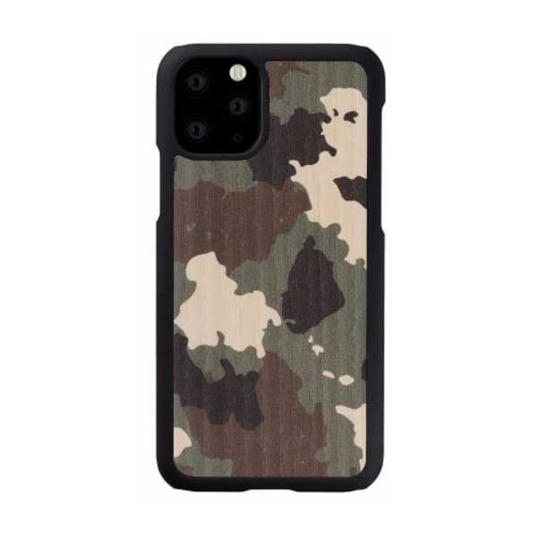 Man & Wood premium etui for iPhone 11 Pro Max - Kamuflasje Multicolor