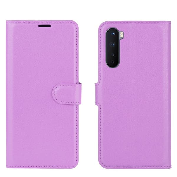 Classic OnePlus Nord flip kuoret - Violetti Purple