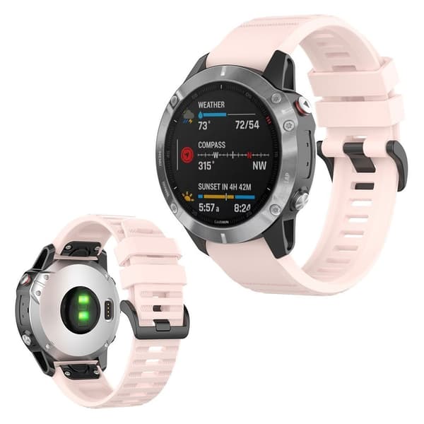 Garmin Fenix 6 hållbar klockarmband - Light rosa Rosa