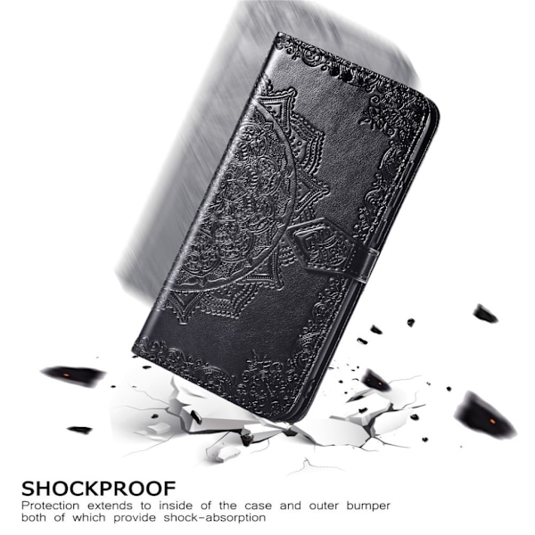 Mandala Honor 9X / 9X Pro etui - Sort Black