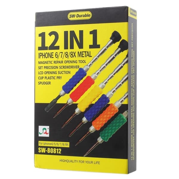 Universal proff 12 i 1 demontering og reparerings sett Multicolor
