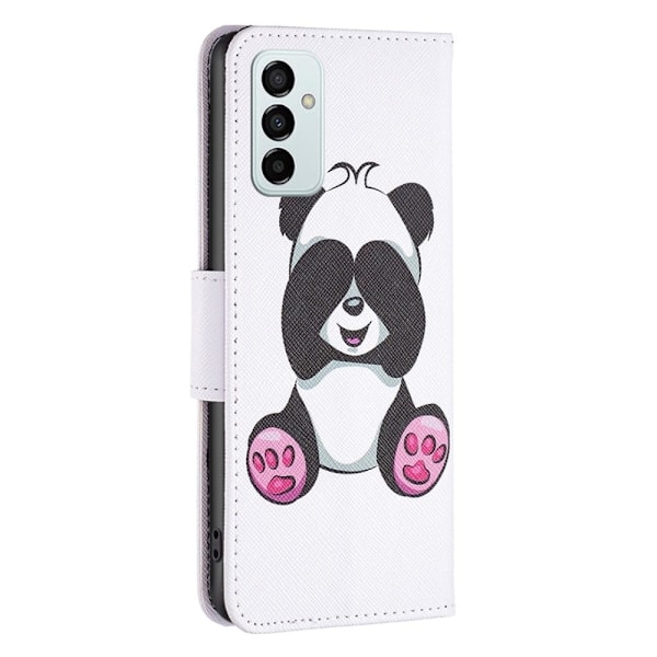 Wonderland Samsung Galaxy M23 flip kuoret - Panda White